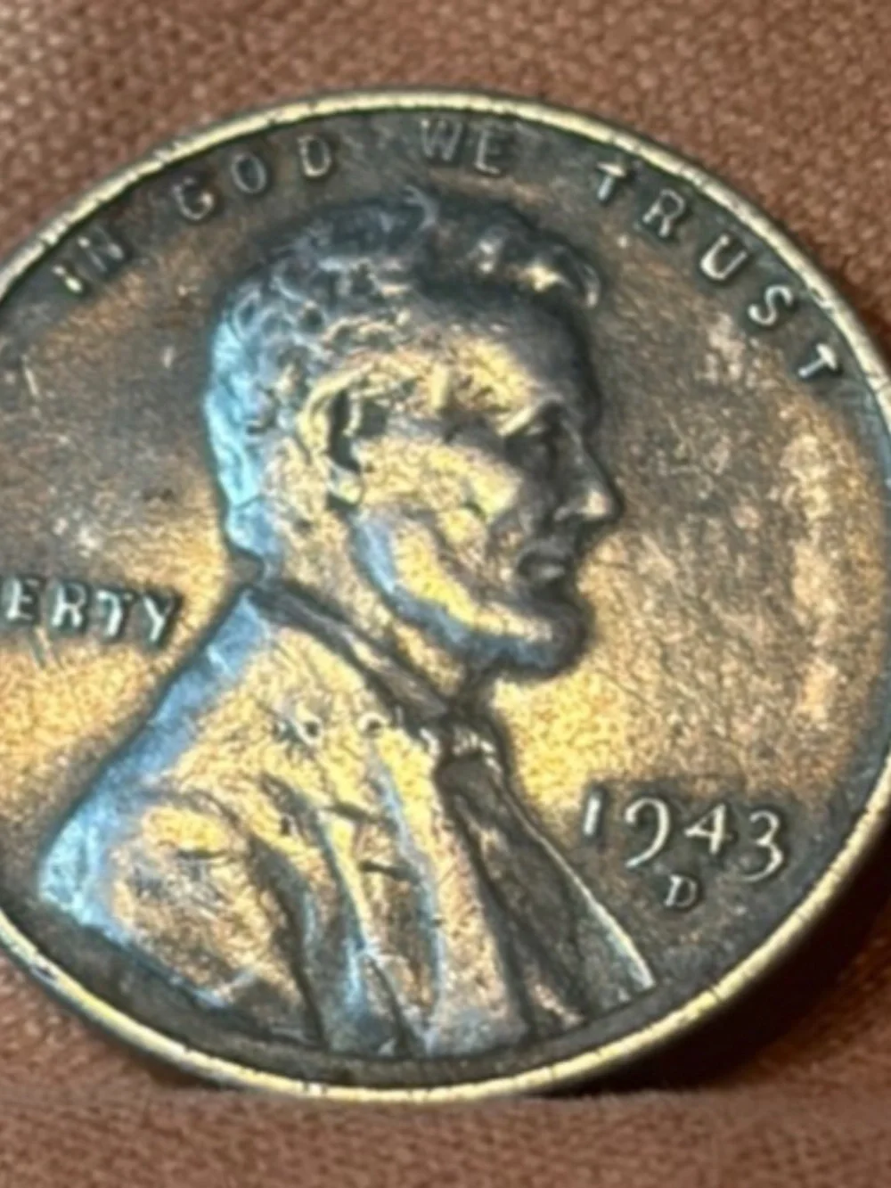 1943 sue 2 Steel Wheat Penny’s P& D {2 coins] #206398638902